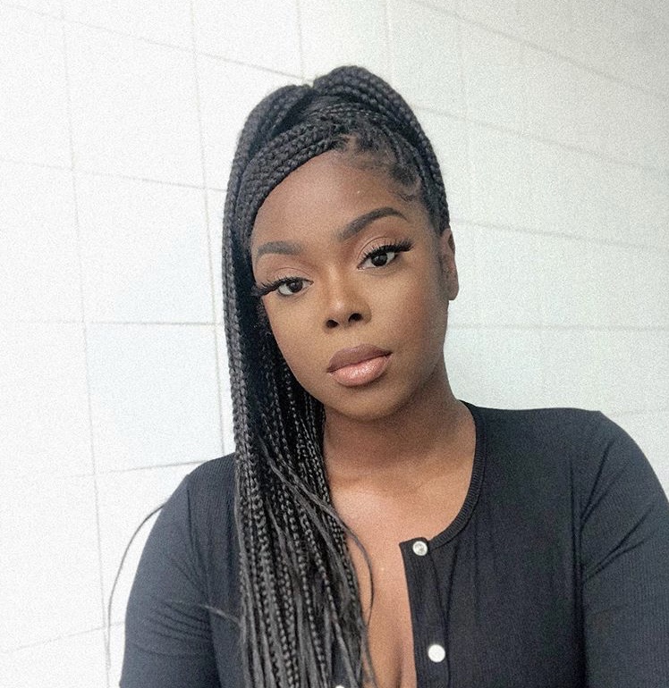 Featured image of post Styling Old Knotless Braids / How to style old knotless box braids, easy and quick ways to style both old and new knotless braids.