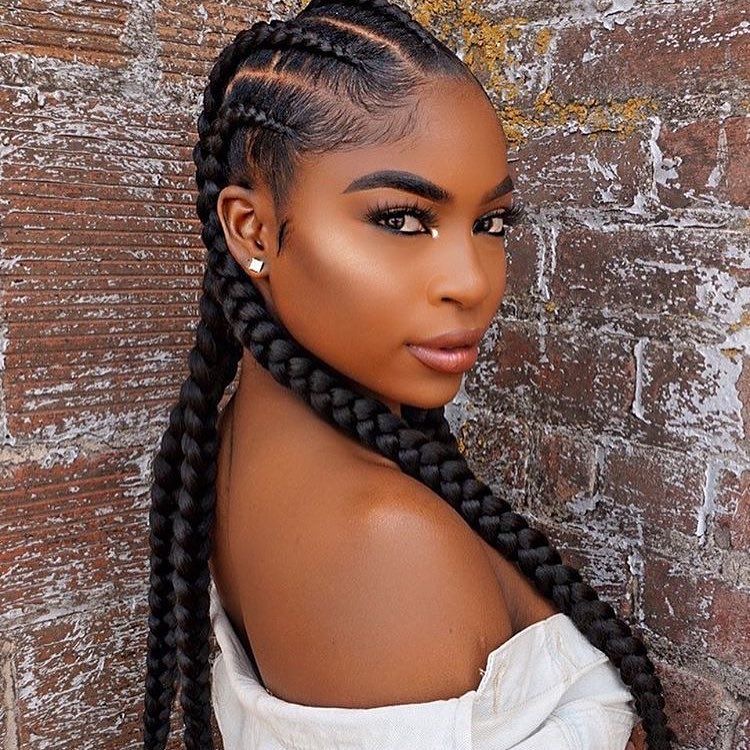 Cornrows braided deals hairstyles 2020