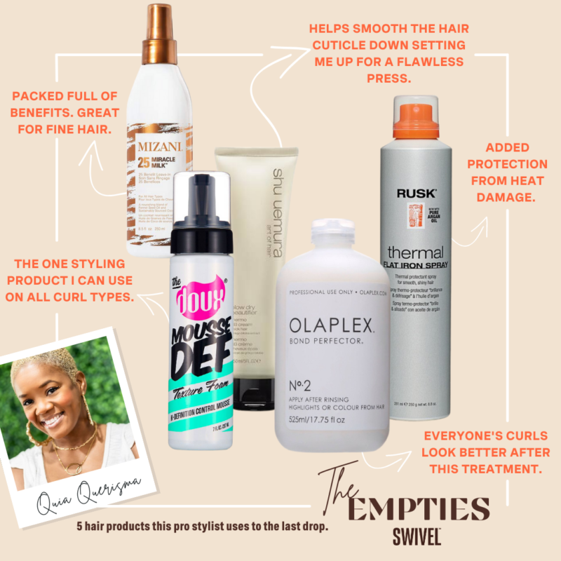 The Empties: 5 Products Dallas Stylist Quia Querisma Uses to the Last ...